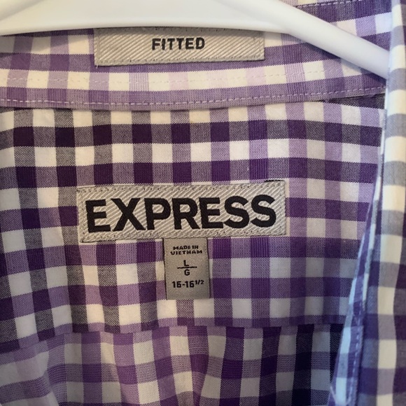 Fitted Express Men’s Dress Shirt - Picture 3 of 3
